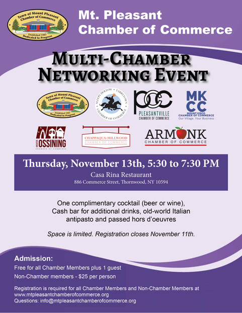 Mt Pleasant Multi Chamber Networking Event