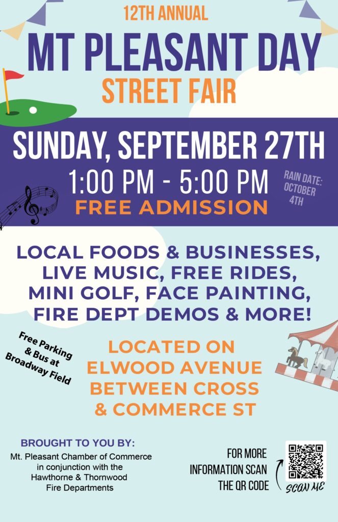 Mt Pleasant Day 2026 Announcement Flyer