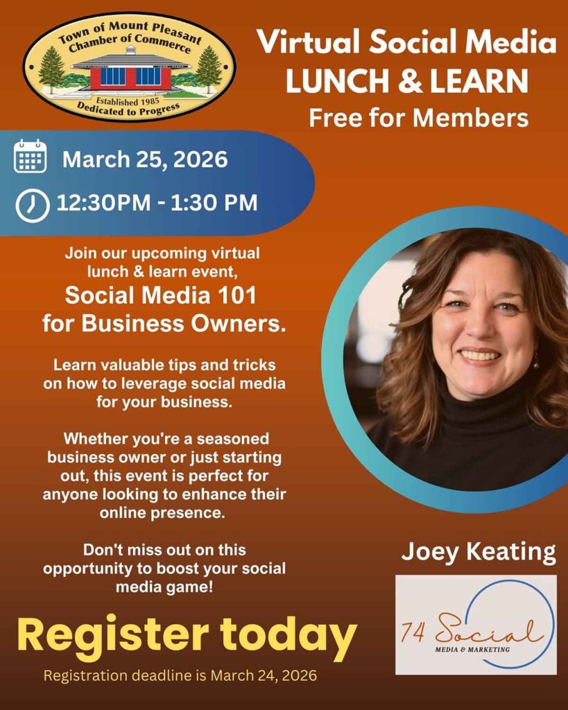 Lunch & Learn Event poster