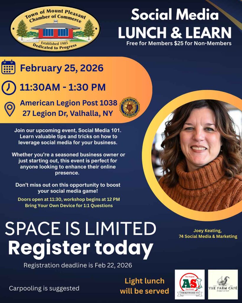 Social Media Lunch Learn Event Poster